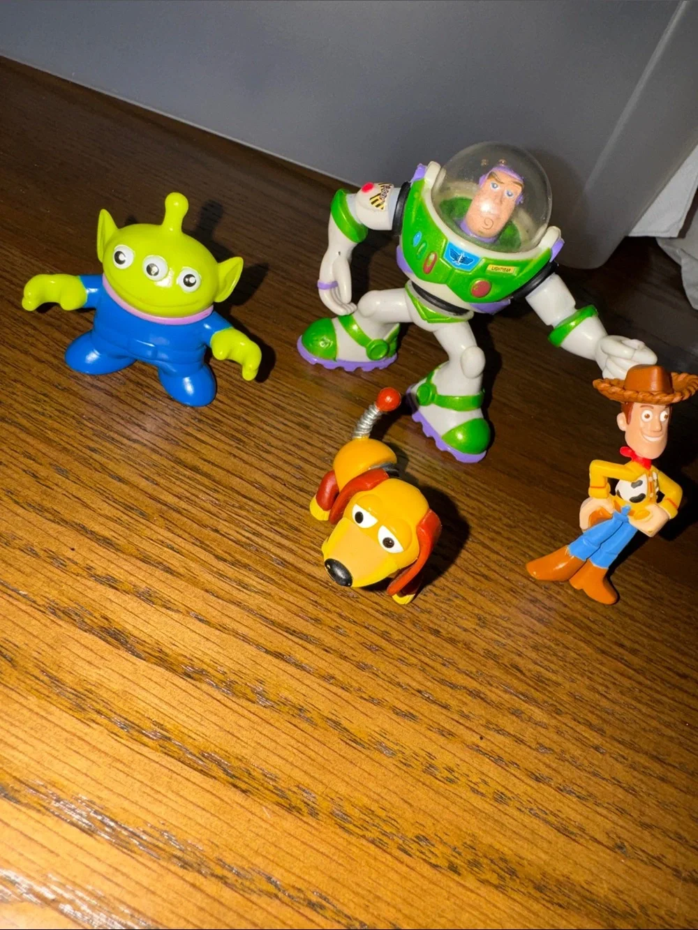 Toy Story Figure Set Bundle - Green and White Buzz Lightyear with Friends